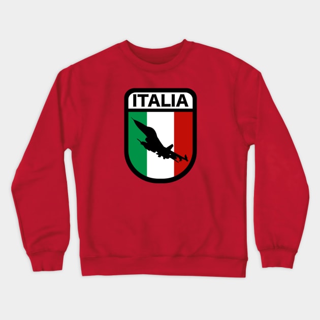 Italian F-16 Viper Patch Crewneck Sweatshirt by TCP